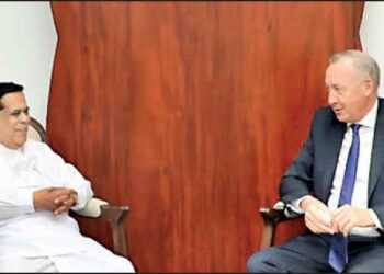 Belgium has expressed interest to provide modern technology to develop Lankan ports. This was conveyed by the new Ambassador of the Kingdom of Belgium to Sri Lanka Didier Vanderhasselt when he called on Ports, Shipping and Aviation Minister Nimal Siripala de Silva last week. At the discussions, the Belgian Ambassador expressed consent to provide modern European technology required to develop Sri Lanka’s ports. In a formal appeal, the Minister requested Belgium’s support in the development of the Ports of Trincomalee and Galle, while also extending lucrative opportunities for Belgian investors to actively participate in these undertakings. Belgium plays a key role as a member economy in the International Maritime Organisation. Within Europe, the Antwerp Port of Belgium holds a significant position, ranking second only to the Rotterdam port in Europe. The Ambassador emphasised that the port’s annual throughput operations surpass 13.5 million TEUs. He also expressed consent to provide assistance to utilise European technology used by Belgium’s Antwerp Port for the operations at the Port of Colombo. The discussions also included possibilities to train local youth at the Belgium yacht boat yard in southern Sri Lanka aiming employment and also to establish a yacht marina at the Port of Galle. Expressing further views the Minister said that discussions were taking place for planning to strengthen maritime development activities between Sri Lanka and Belgium and expressed gratitude to the Belgium Ambassador for all support and assistance extended to make such efforts a success. The Honorary Consul of Belgium in Sri Lanka Koenraad Pringiers and the Private Secretary to the Minister Akila Gayan Kaushalya also attended the discussions.