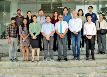 The visiting delegation with HIP officials led by Ambassador for Thailand in Sri Lanka Poj Harnpol and Thai Embassy Department of South Asian, Middle East and African Affairs Director General Worawoot Pongprapapant, with HIPG COO Tissa Wickramasinghe and executives
