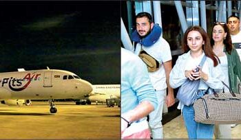 FitsAir operates first charter from Armenia with 150 tourists
