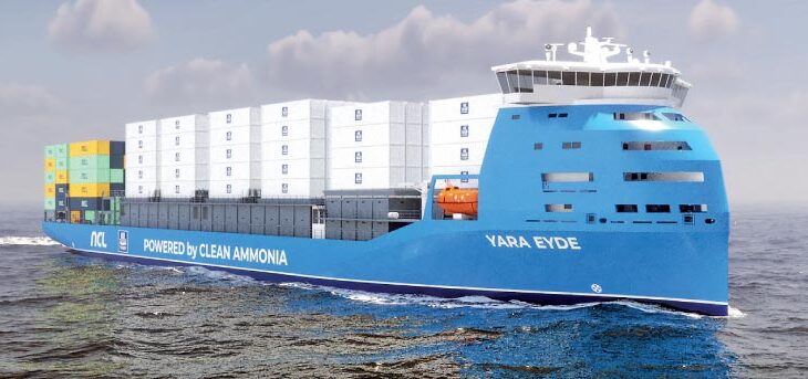 The world’s first clean ammonia-powered container ship