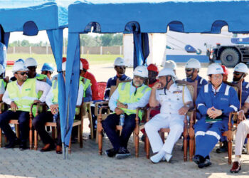 Oil spill drill at Hambantota International Port
