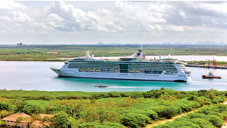 Cruise ship makes maiden call at HIP